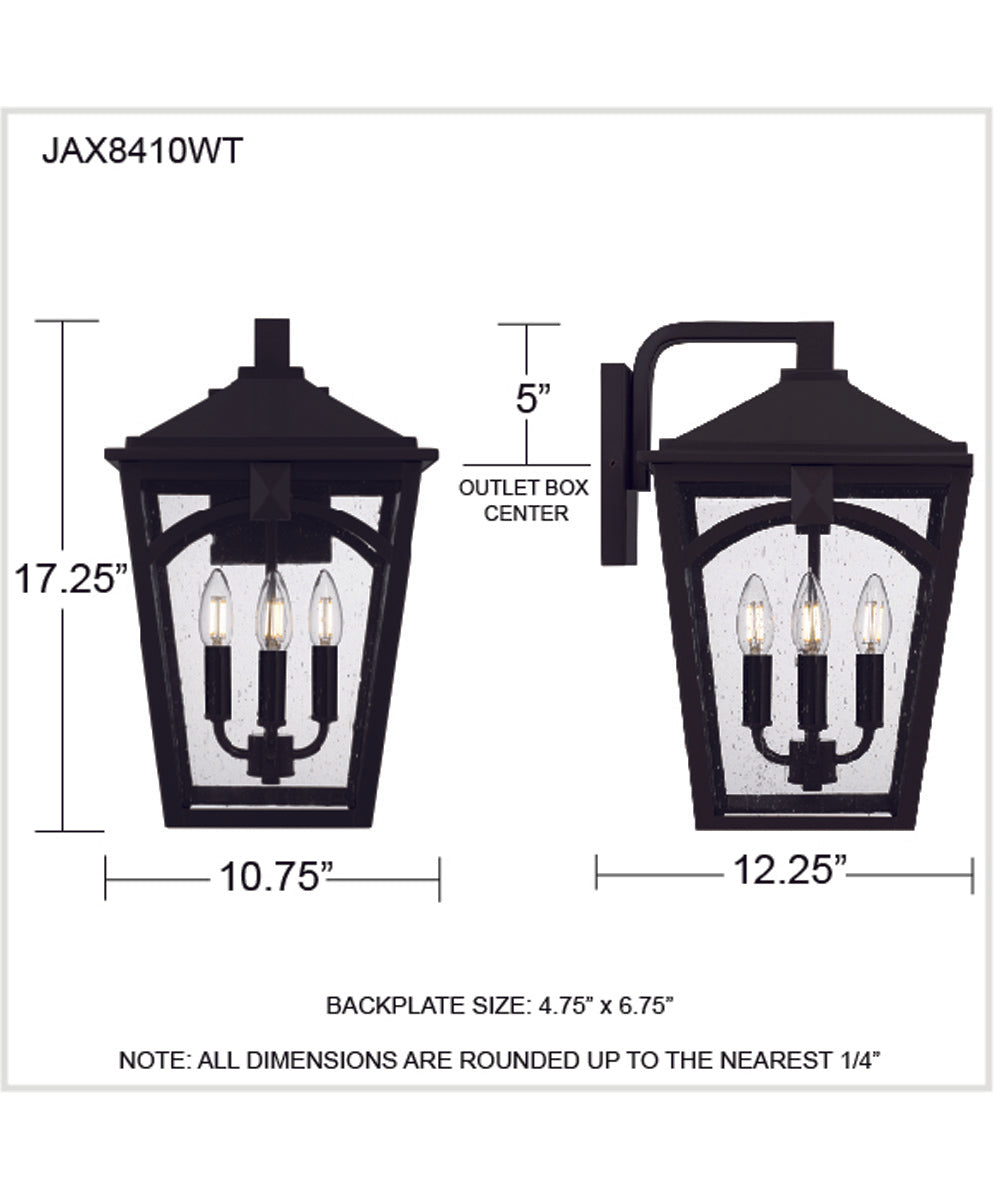 Jaxon 4-light Outdoor Wall Light Western Bronze
