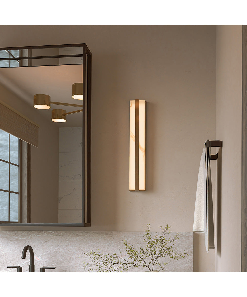 Noah 1-Light Vanity Aged Brass