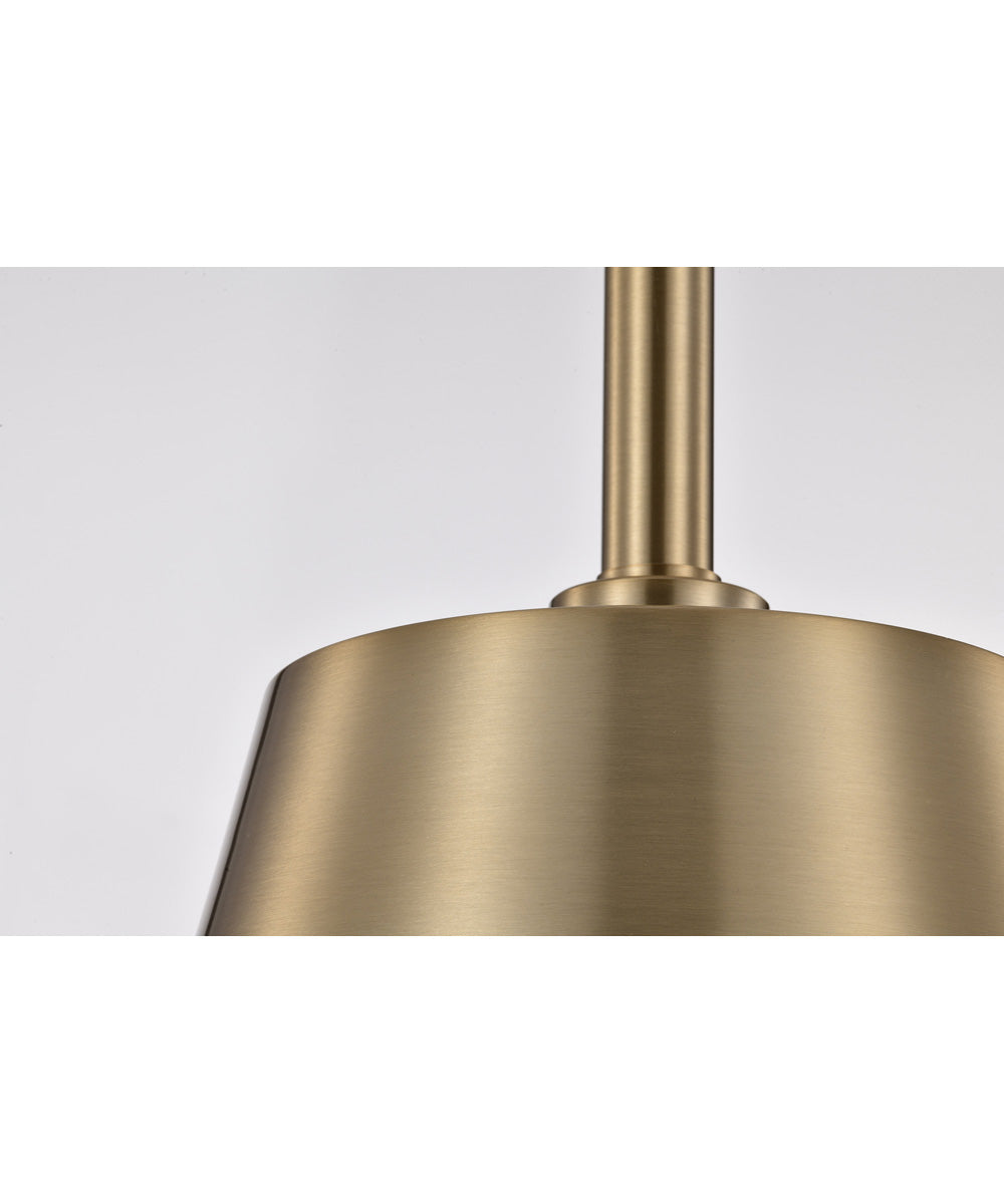 Alexis 1-Light Pendant Burnished Brass / Gold