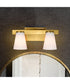 Royale 2-Light Vanity & Wall Burnished Brass