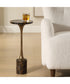 Karnes Dark Marble Drink Table