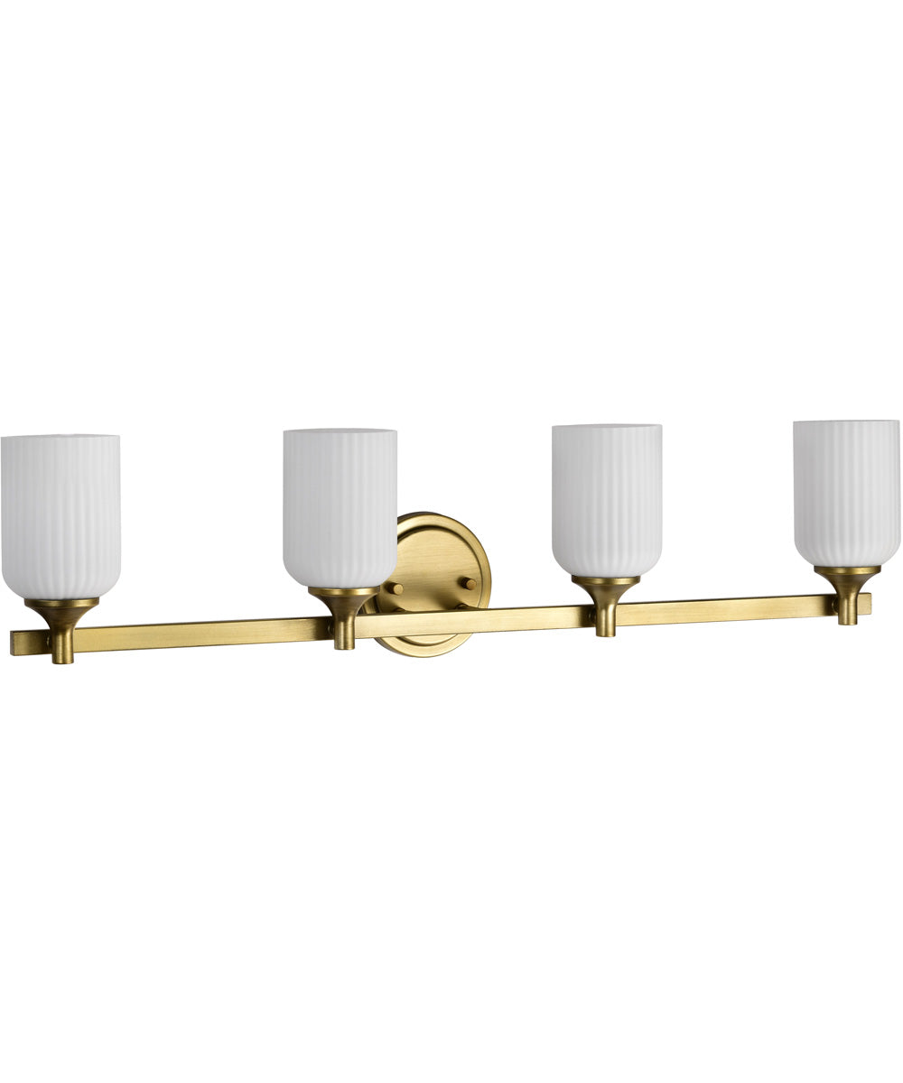 Solara 4-Light Vanity & Wall Natural Brass