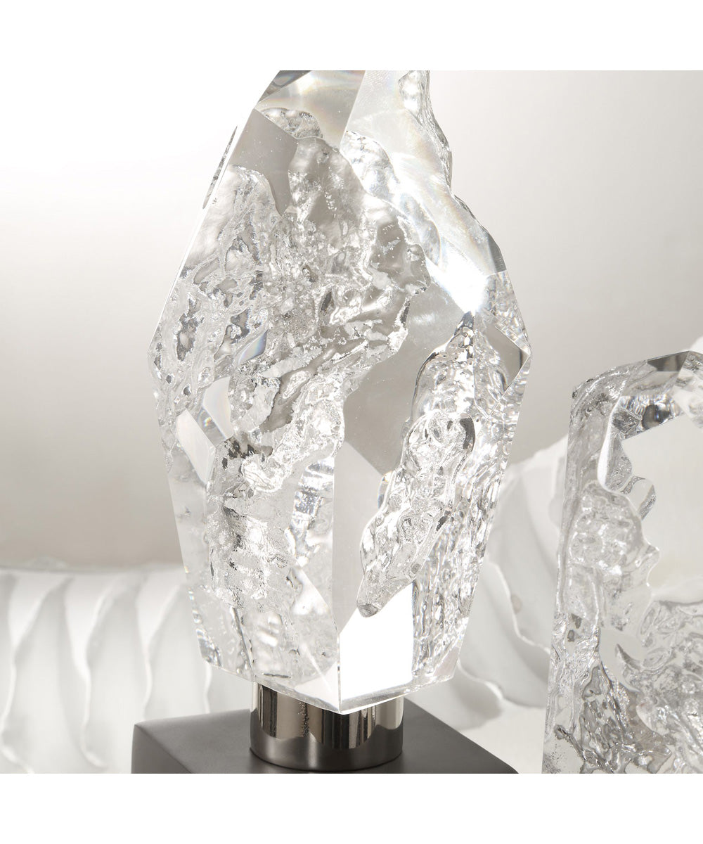 Crystal Peak Sculptures Set of 2