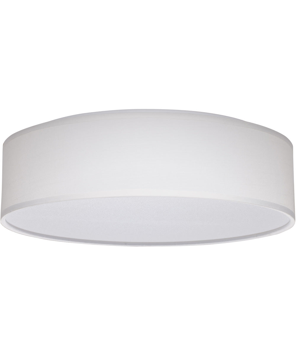 Close-to-Ceiling White Fabric