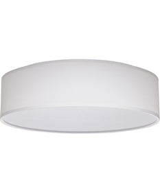 Close-to-Ceiling White Fabric