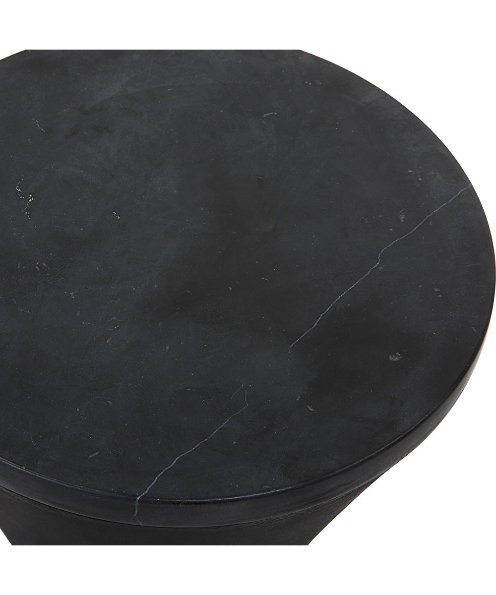 Time's Up Hourglass Shaped Drink Table