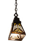 5" Square Nuevo Mission Mini Pendant