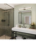 Phase 6.1 36 in. 5CCT Integrated LED Linear Vanity Light Black