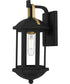 Crestfield Small 1-light Outdoor Wall Light  Coastal Armour Aluminum Matte Black