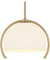 Eterna 1 Light Pendant Brushed Gold