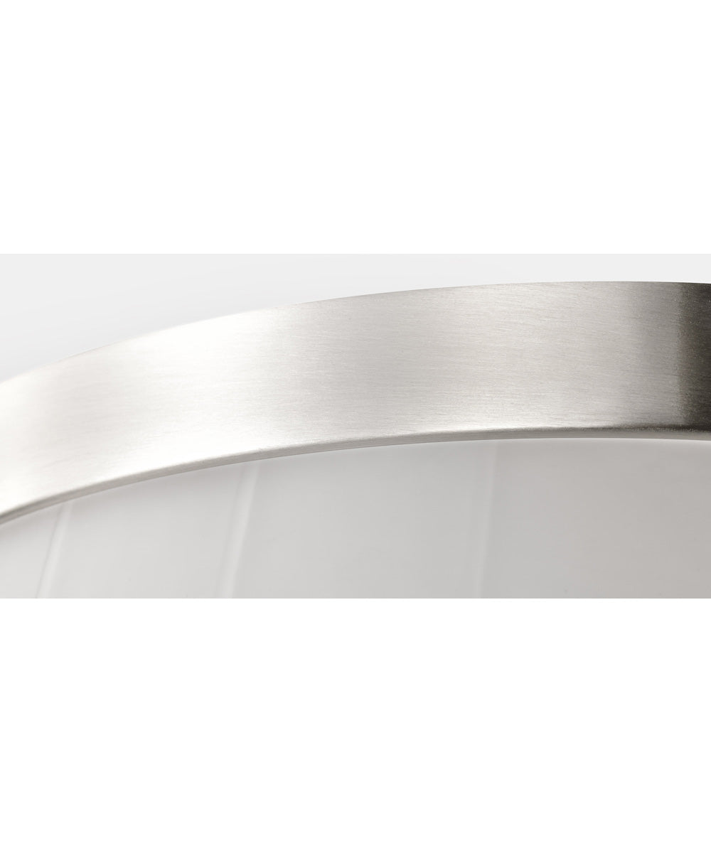 Lune 3-Light Close-to-Ceiling Brushed Nickel