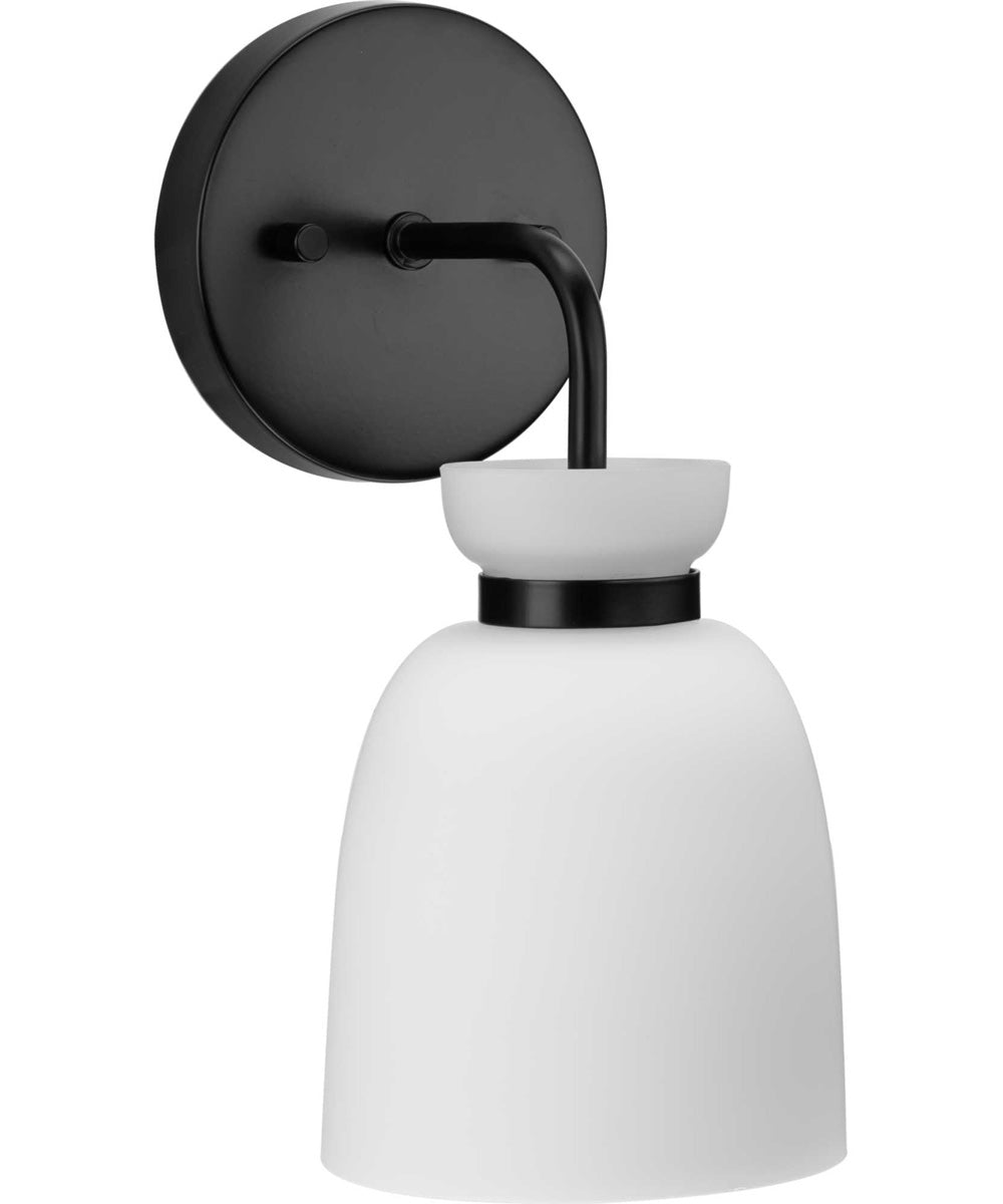 Lexie 1-Light Contemporary Vanity Light Matte Black