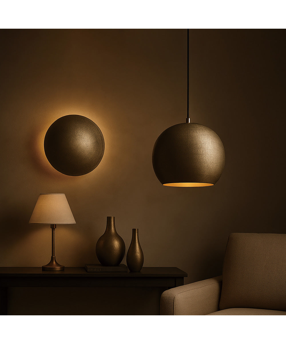 Aurelia 1-Light Wall Sconce Weathered Brass