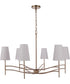 Astor 6-Light Lighting Satin Brass