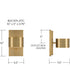 Henley 2-Light Sconce Aged Brass