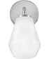 Gio 1-Light Medium Single Light Vanity in Chrome