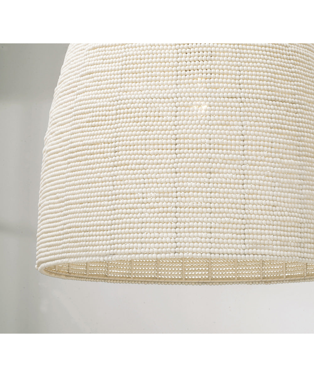 Natalia 1-Light Pendant Aged Brass