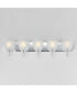 Axis 5-Light Strip Bath Vanity Polished Chrome