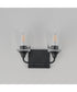 Hudson 2-Light Bath Vanity Black