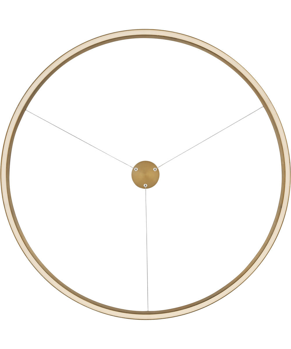 Kenna LED-Light Large Single Tier in Lacquered Brass