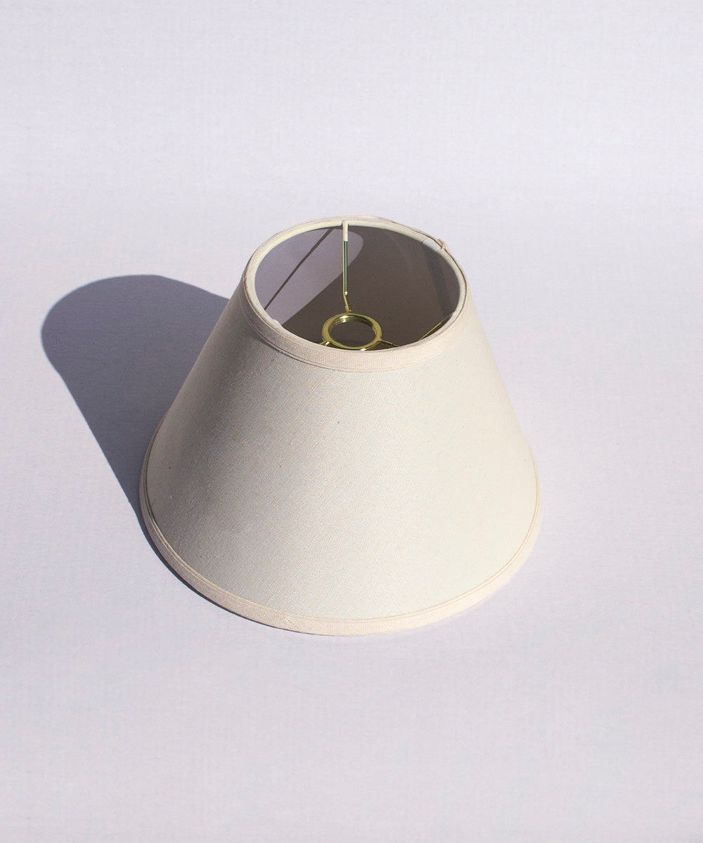 12"W x 8"H THREADED UNO Downbridge Lampshade Light Oatmeal