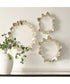 Ripple Effect Silver Wall Art Set of 3