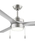 Axion I 52 in. 3-Blade Modern LED Ceiling Fan Brushed Nickel