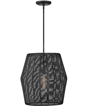 Luca 1-Light Large Convertible Pendant in Black*