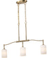 Liam 3-Light Pendant Burnished Brass