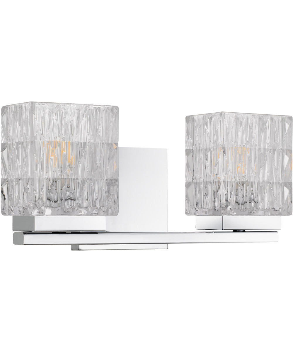 Estelle 2-light Bath Light Polished Chrome
