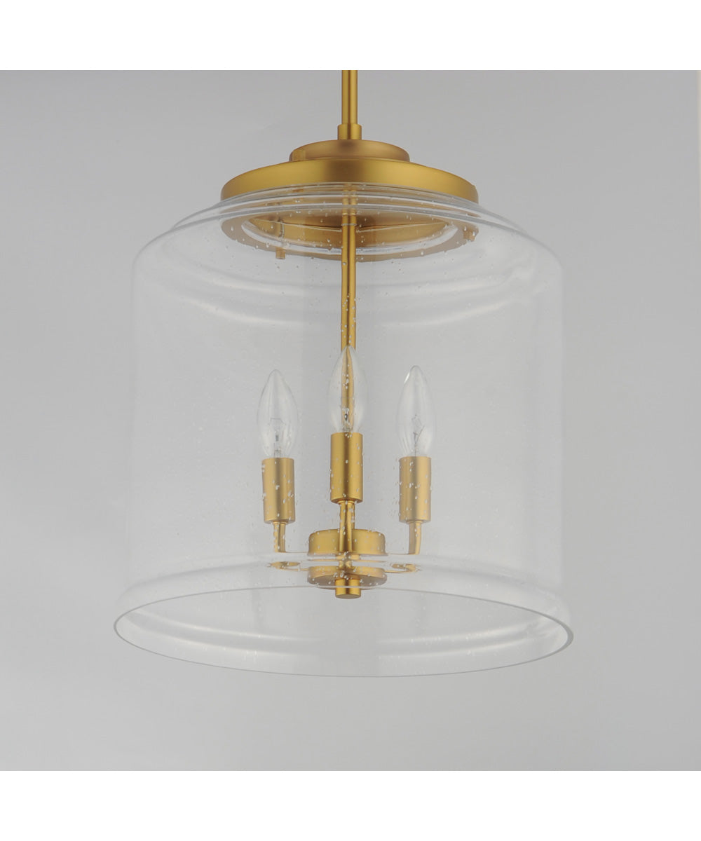 Acadia 3-Light Pendant Natural Aged Brass