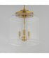 Acadia 3-Light Pendant Natural Aged Brass
