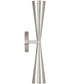Levi 2-Light Sconce Polished Nickel