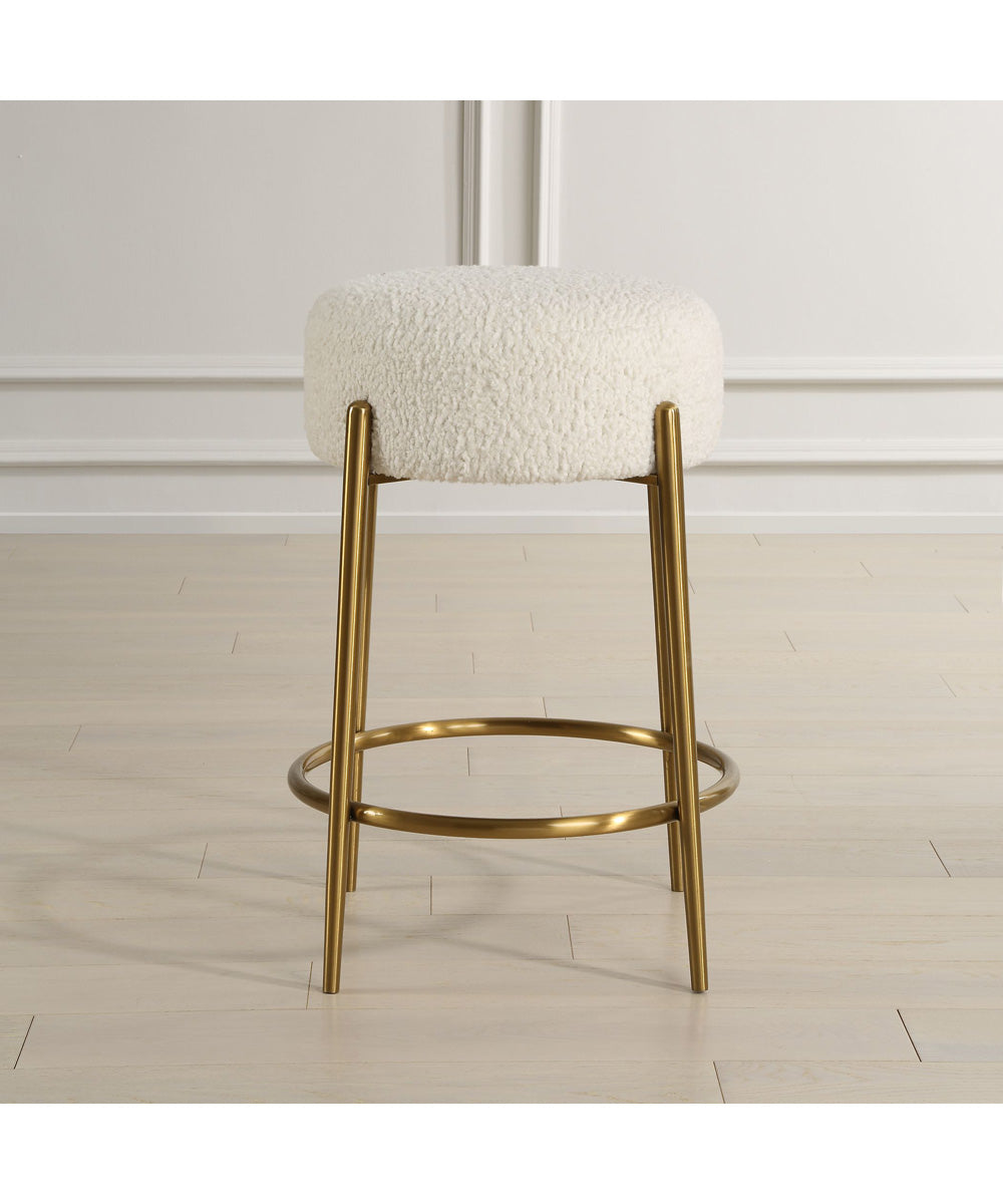 Arles Brass Counter Stool