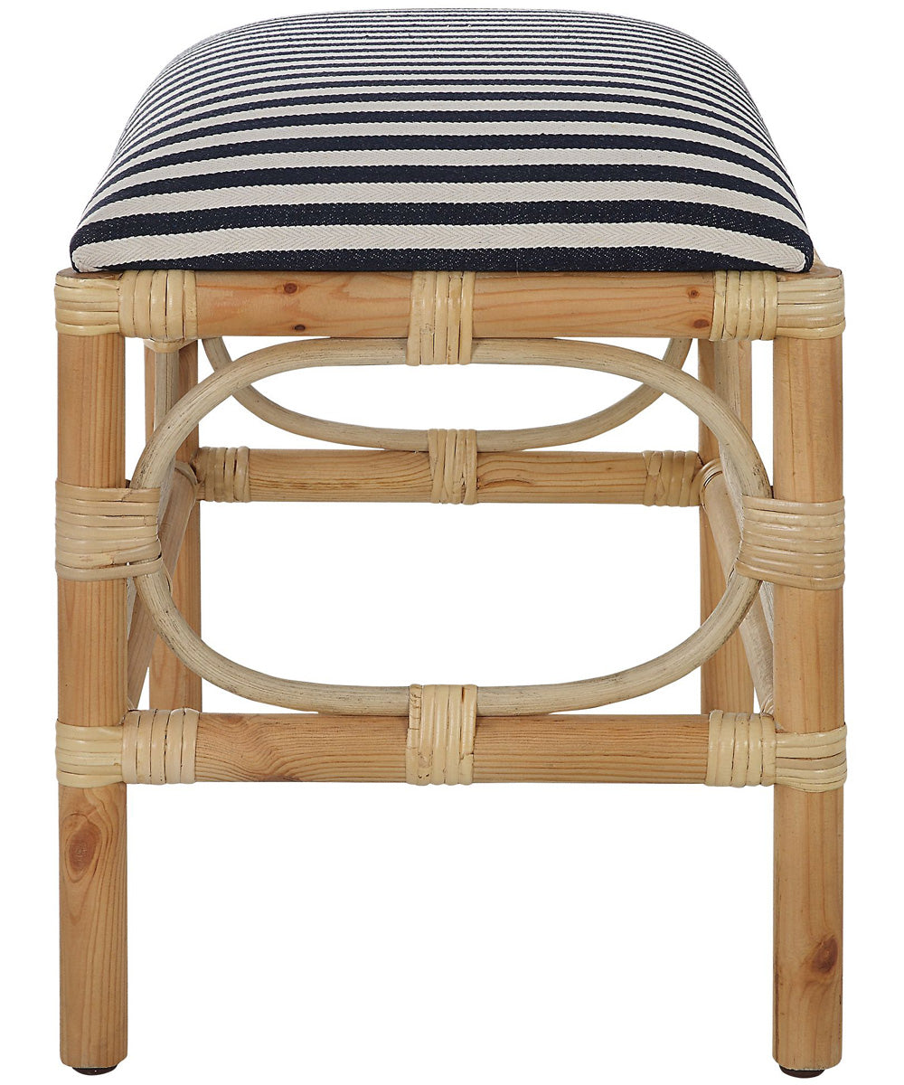 Laguna Small Striped Bench