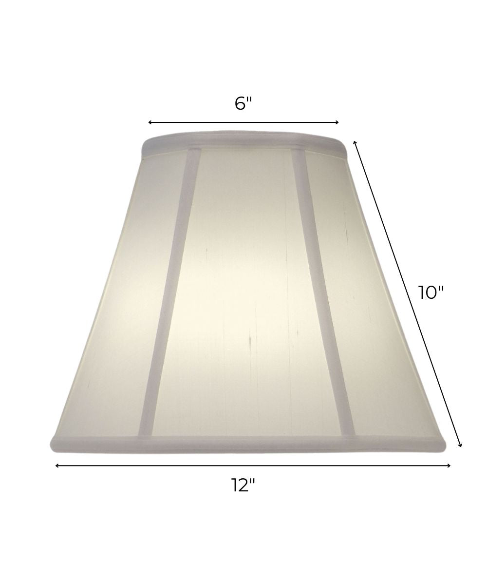 6x12x10 Ivory Shadow Empire Softback Lampshade