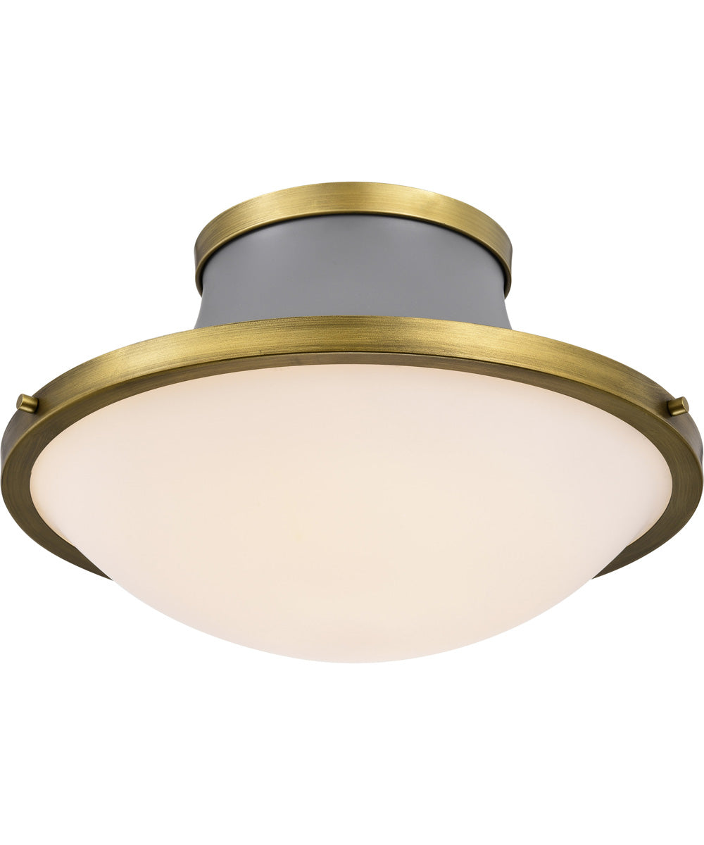 Lafayette 3-Light Close-to-Ceiling Matte Gray