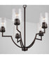 Carter 5-Light Chandelier Bronze