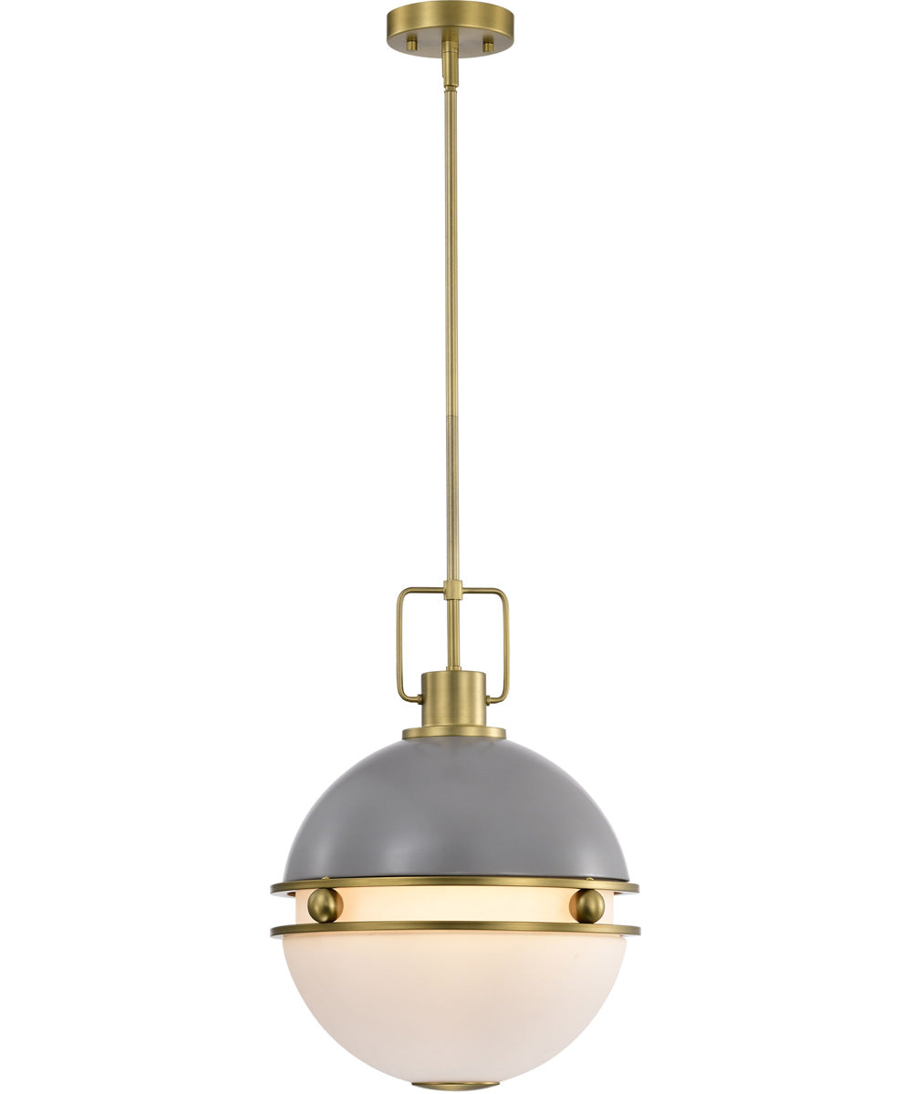 Everton 2-Light Pendant Matte Gray