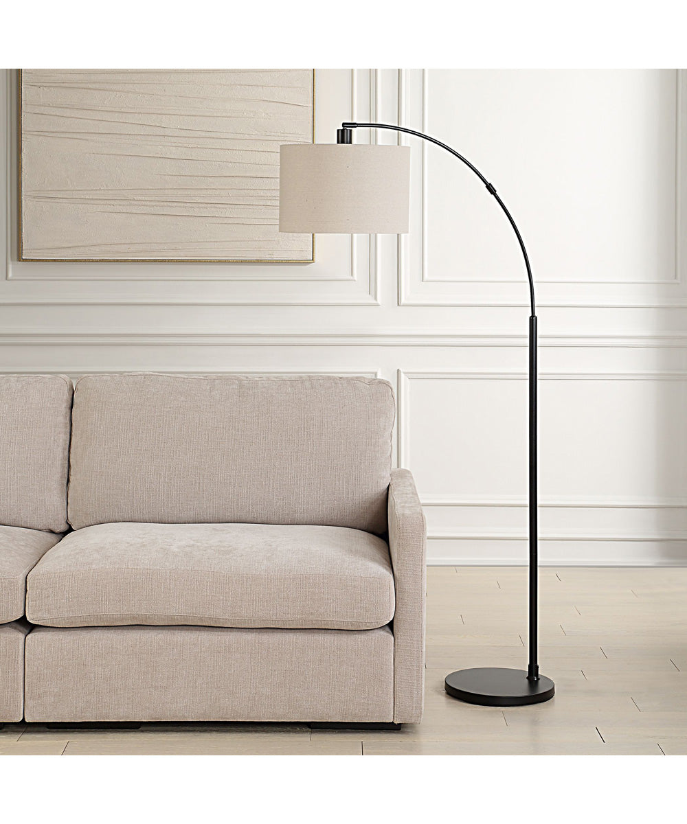 Arc Floor Lamp with Black Finish
