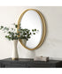 Rhodes Gold Oval Mirror