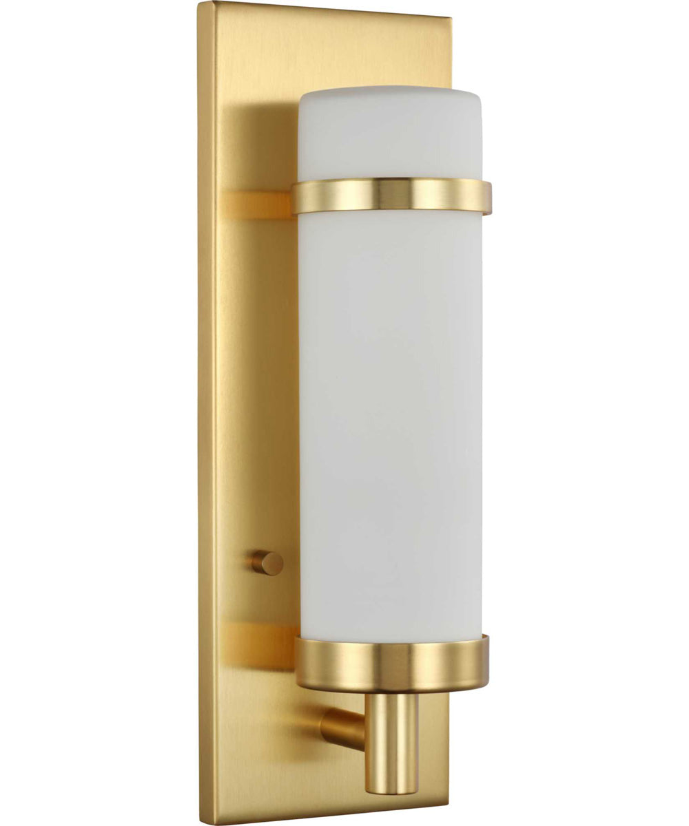 Hartwick 1-Light Wall Sconce Satin Brass