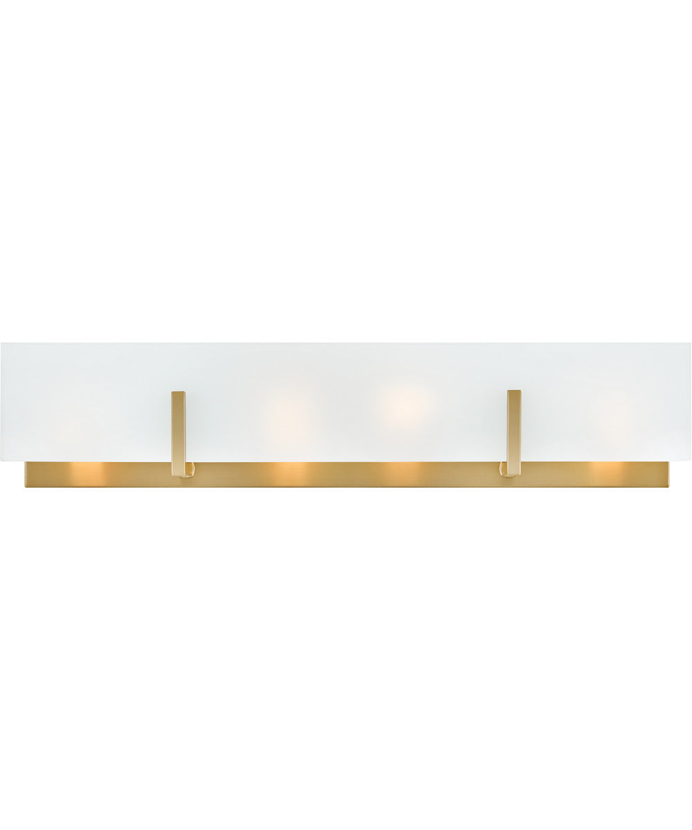 Roman 4-Light Medium Four Light Vanity in Lacquered Brass