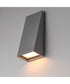 Pathfinder Tall LED Wall Sconce - 5CCT Silver