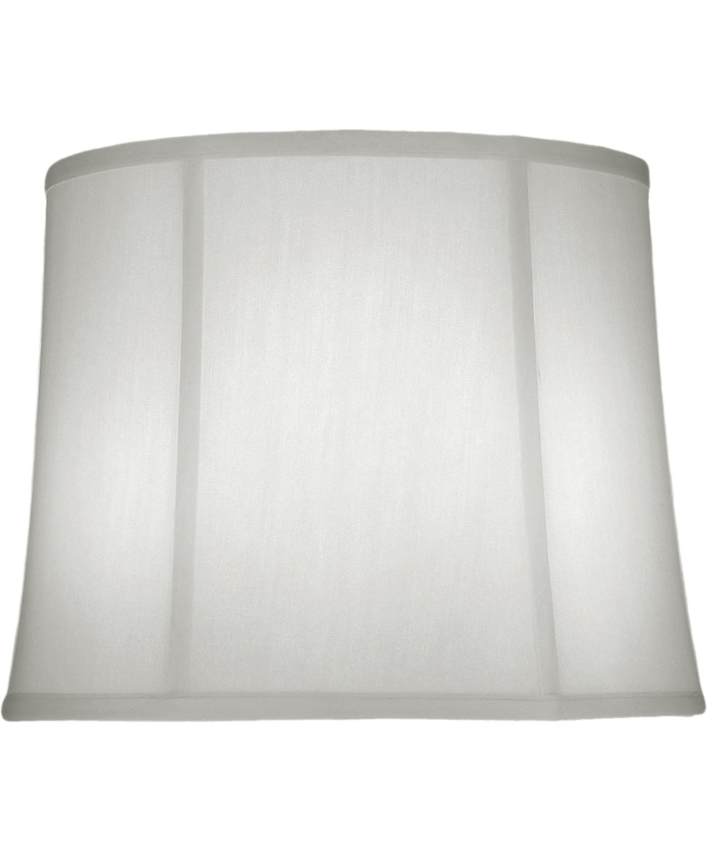 13x15x12 Off White Silk Shantung Deep Drum Softback Lampshade
