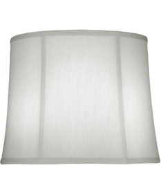 13x15x12 Off White Silk Shantung Deep Drum Softback Lampshade