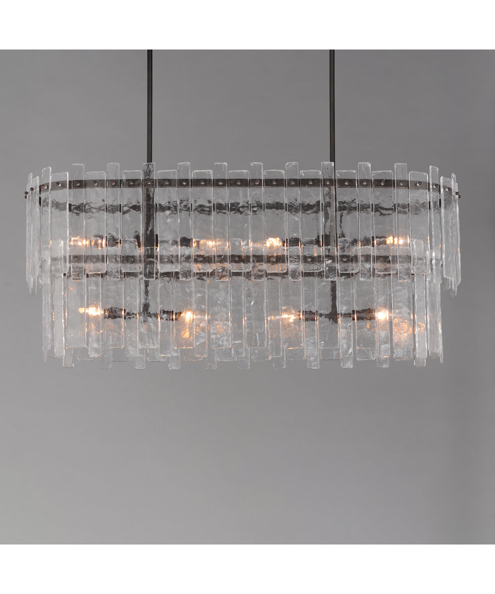 Warren 8-Light Linear Dark Bronze