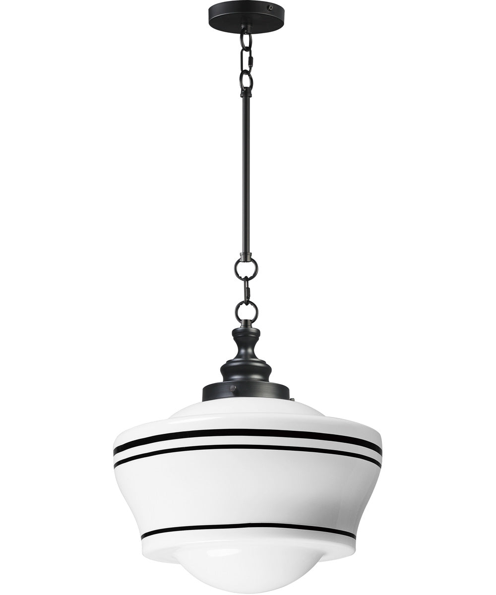 Eureka 1-Light Pendant Black