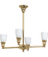 27" Wide Revival Oyster Bay Goblet 4 Light Chandelier Fixture