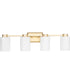 Estrada 4-Light Contemporary Bath & Vanity Light Brushed Gold